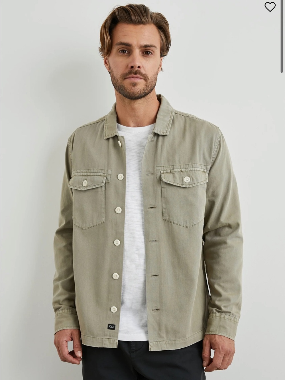Rails Men’s Kerouac Shirt Jacket in Natural
